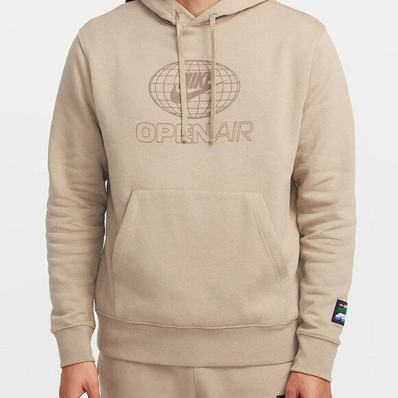 Nike Other - Nike Sportswear Club Fleece Hoodie Men's Open Air Swoosh Size Medium